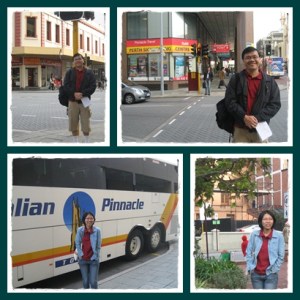 Pose kedinginan, haha..