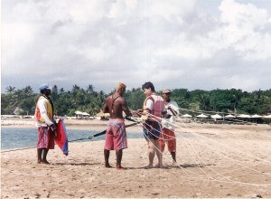Persiapan naik parasailing