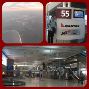 Tiba di Sydney pagi hari