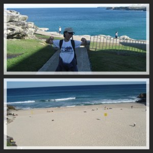 Menyerah di Tamarama beach