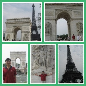 Kapan lagi Eiffel dan Arc de Triumph dalam satu frame ?