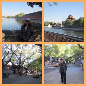 Sisi luar Forbidden City, mengarah ke Wang Fu Jing