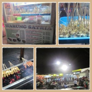 Sate kelapa di food festival