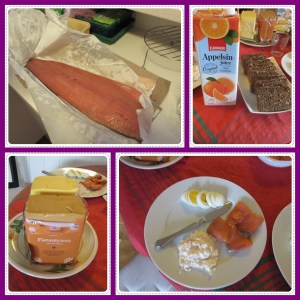 Sarapan salmon asap ;)