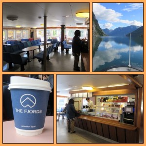 Area cafe kosong saat boat berangkat