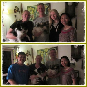 Our host : Hegner family & 2 lovely dogs 