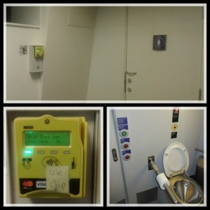 bayar toilet pakai credit card ?